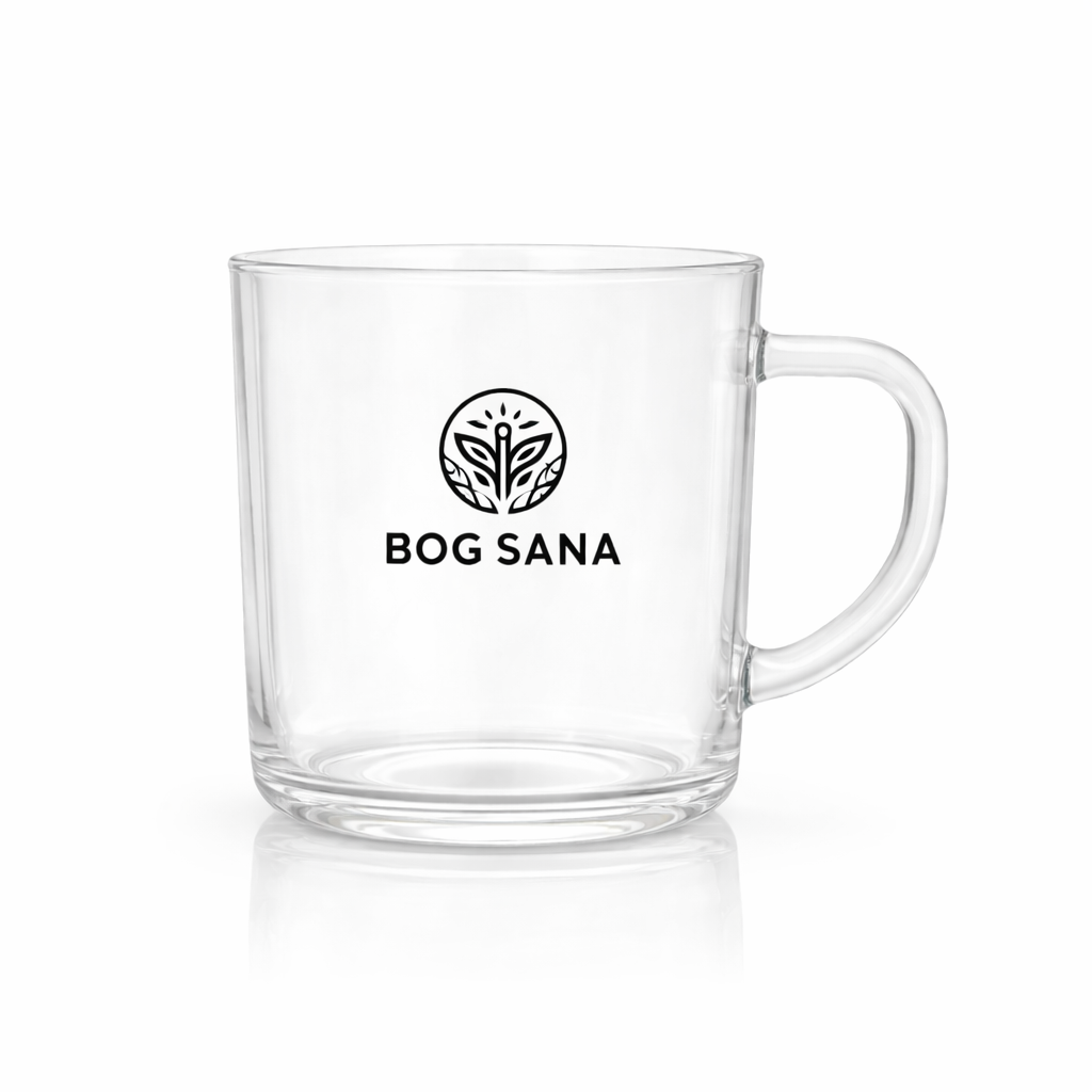 Tazza in Vetro Trasparente Bogsana - Design Minimalista